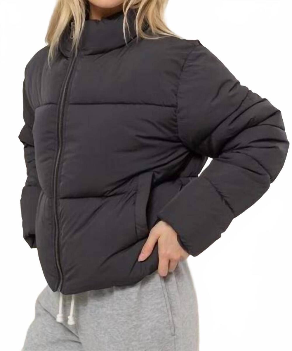 NEW HYFVE quilted puffer jacket in black